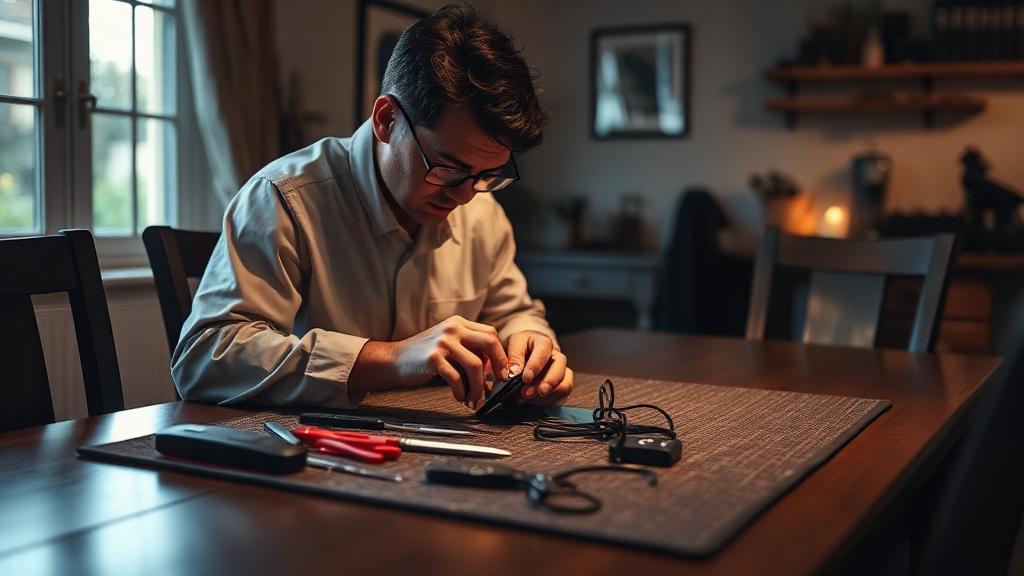 Your first repair, at your table