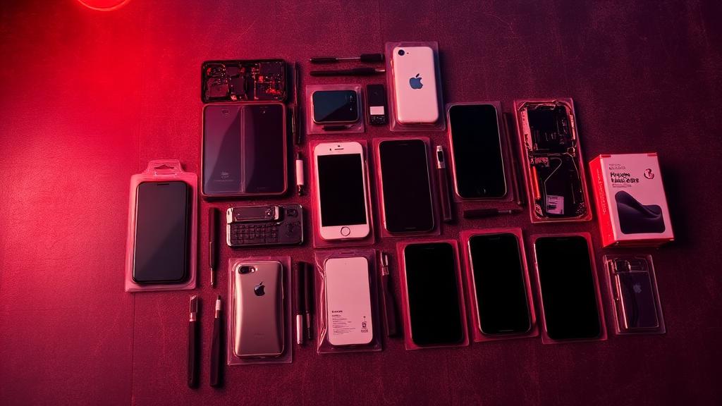Sealed replacement phone parts